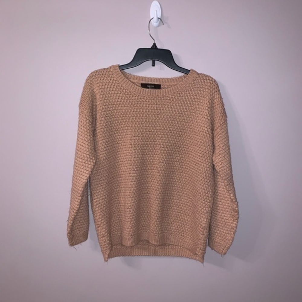 Brownish peach colored sweater forever 21 small
